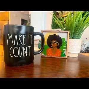 Rae Dunn MAKE IT COUNT Ceramic Mug